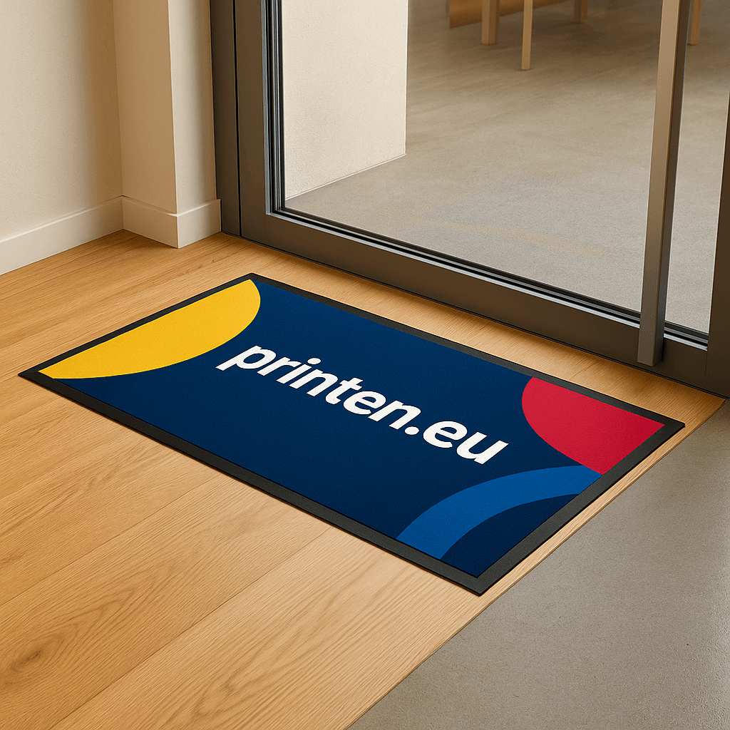 All-over bedrukte deurmat