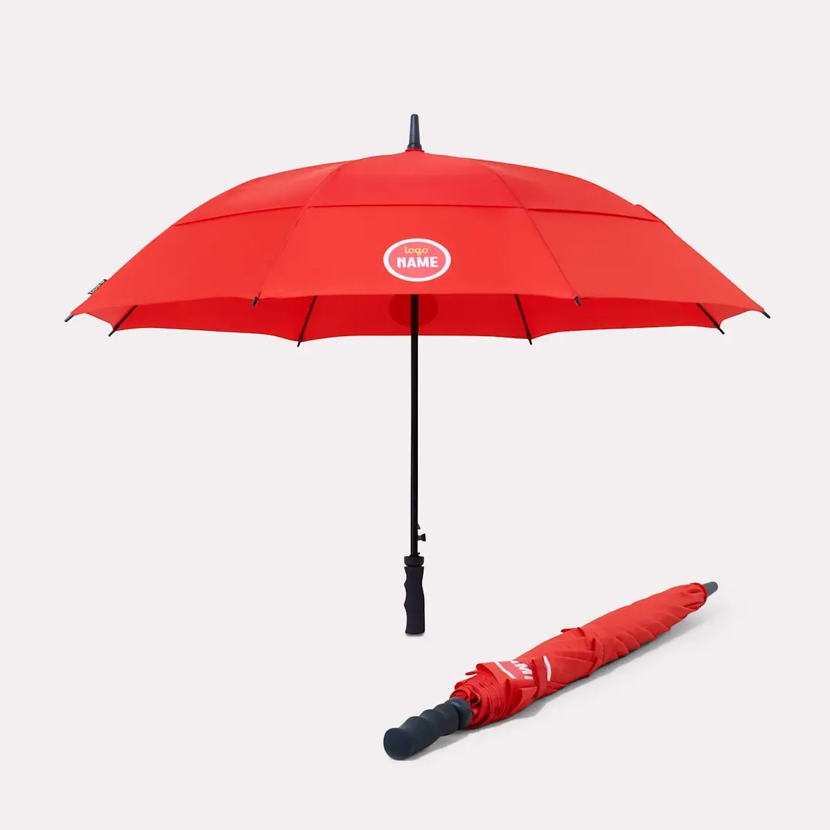 Eco Golf Paraplu Falcone Automatisch Windproof 120 cm met Bedrukking