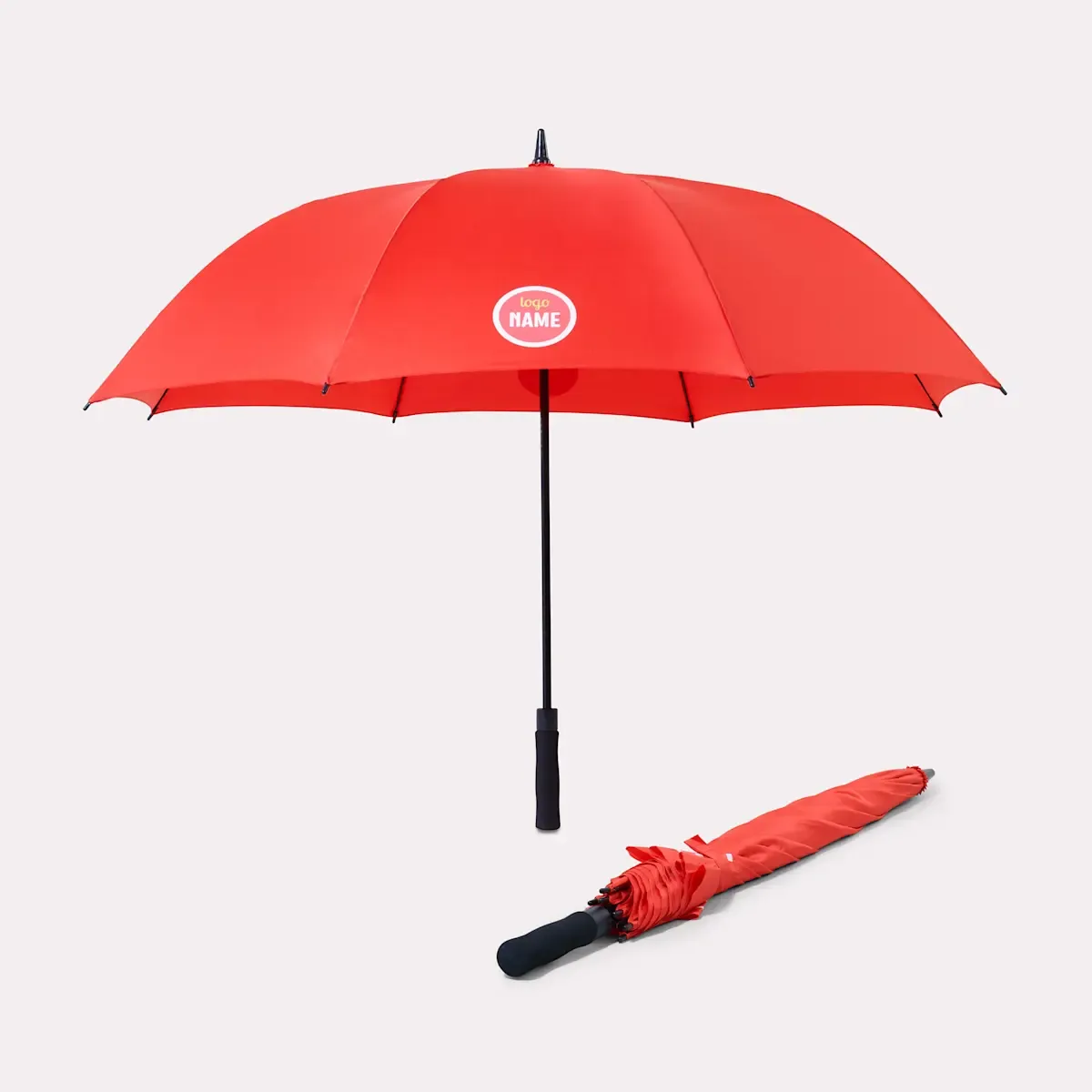 Golf Umbrella Falconetti Wooden Handle 130 cm - productafbeelding 1