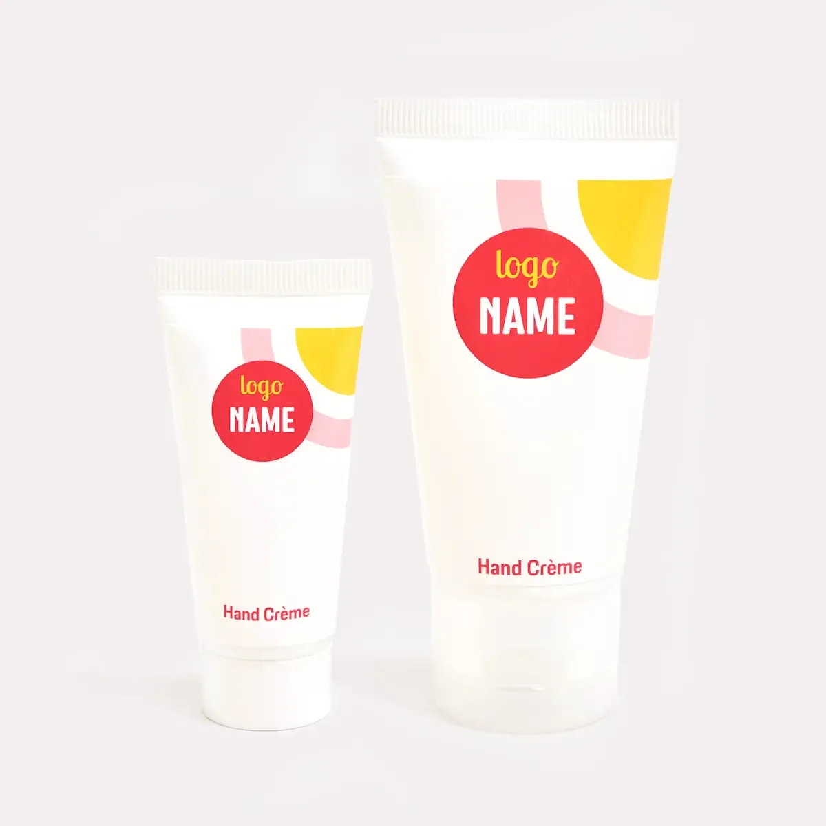 Gepersonaliseerde handcrème met bedrukking