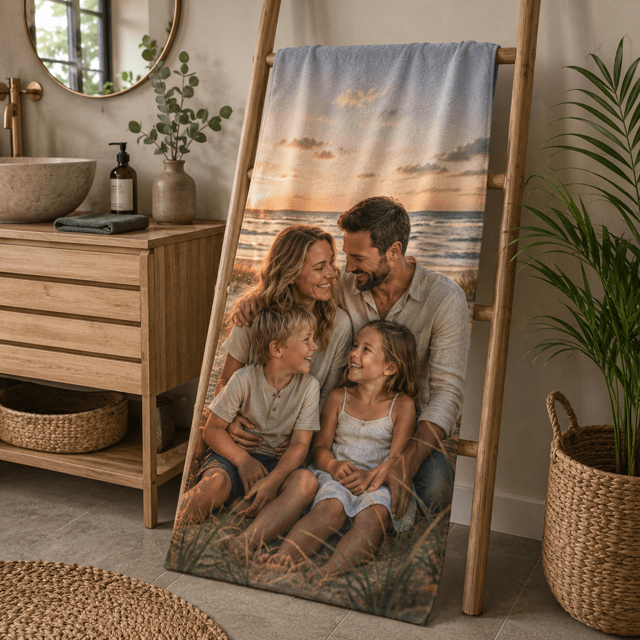 Serviette ou drap de plage imprimé
