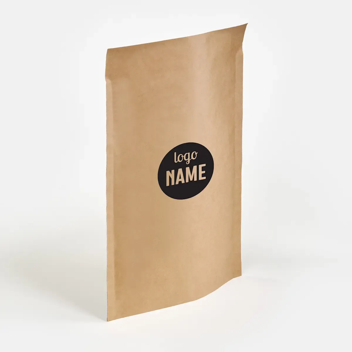 Paper mailer with screen printing