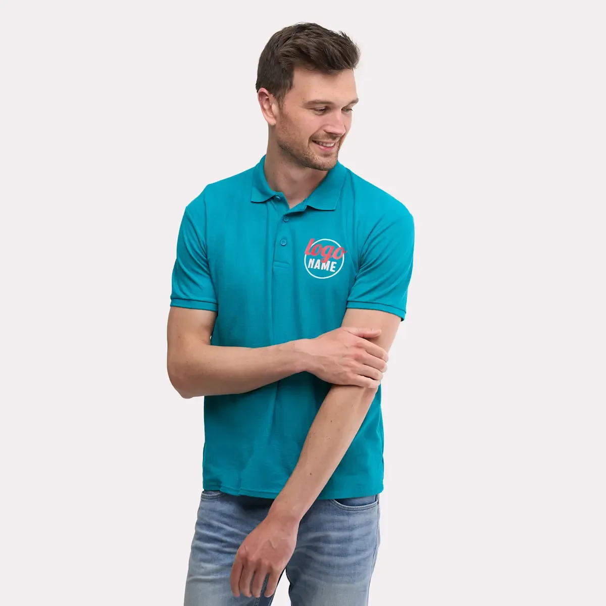 Poloshirt Fruit of the Loom 65/35 Piqué - productafbeelding 1