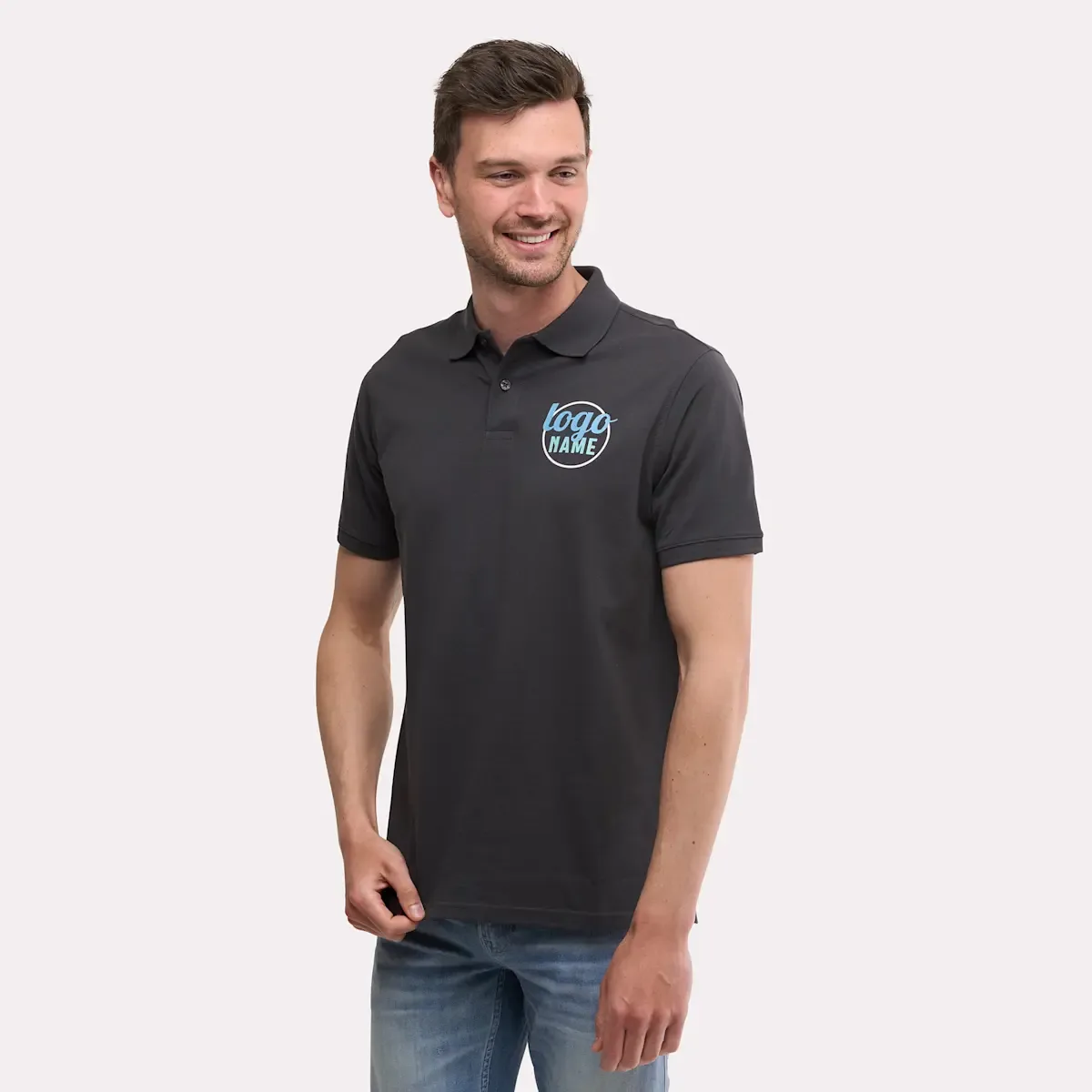 Tee Jays Heavy Polo met Bedrukking voor Bedrijfskleding - productafbeelding 1