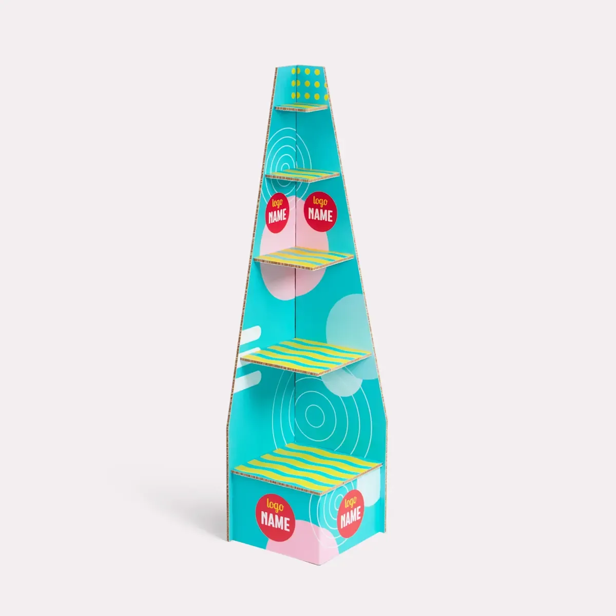 Présentoir pyramide PLV - productafbeelding 1