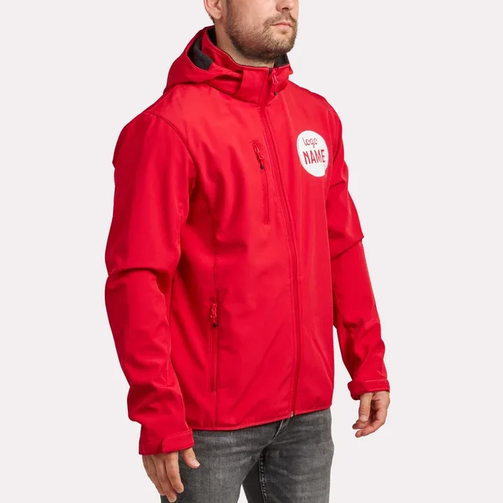Vestes softshell à capuche