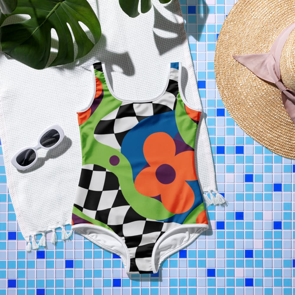 Maillot de bain enfant avec impression all-over - productafbeelding 1