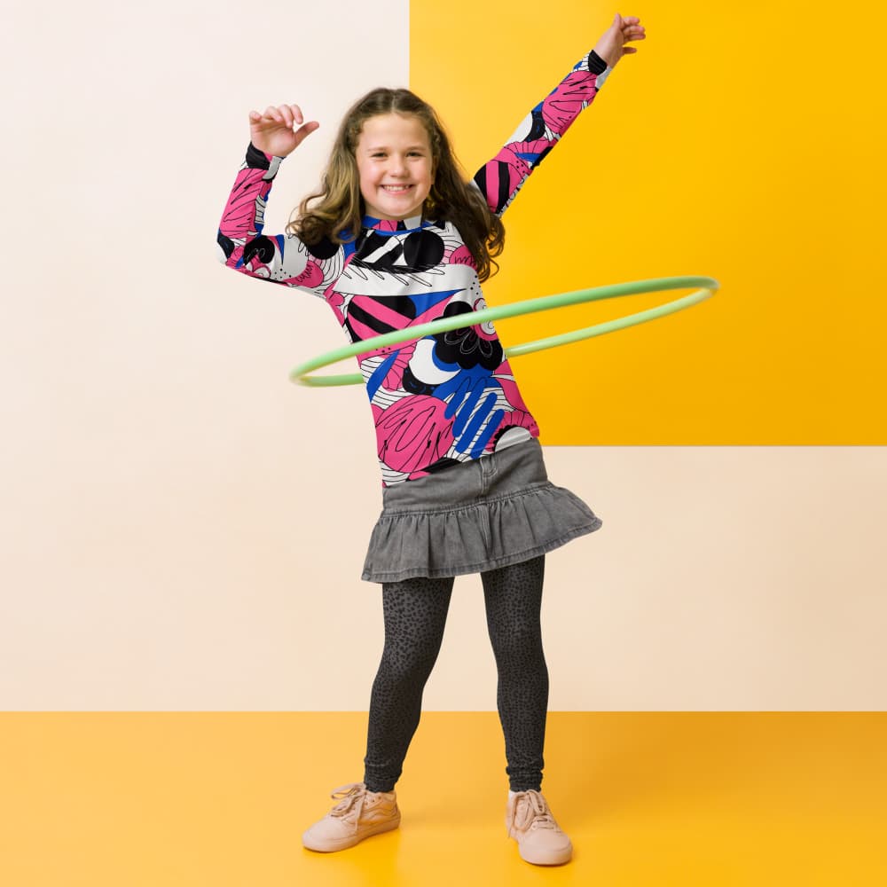 Rashguard enfant avec impression intégrale - productafbeelding 1