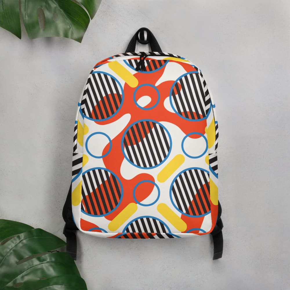Sac à dos minimaliste avec impression intégrale