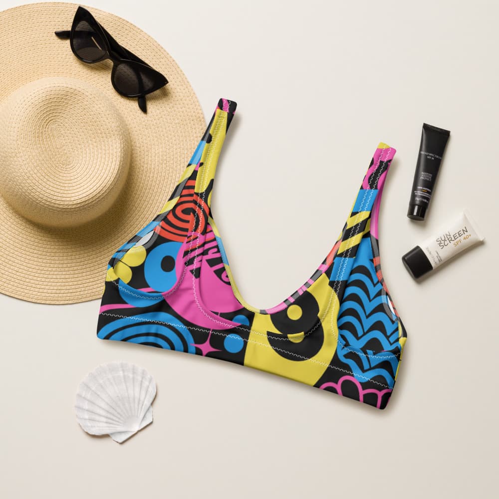 Bikini-Oberteil mit Allover-Print - productafbeelding 1