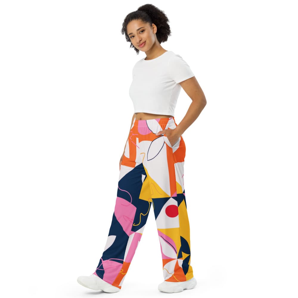 Unisex joggingbroek met all-over print