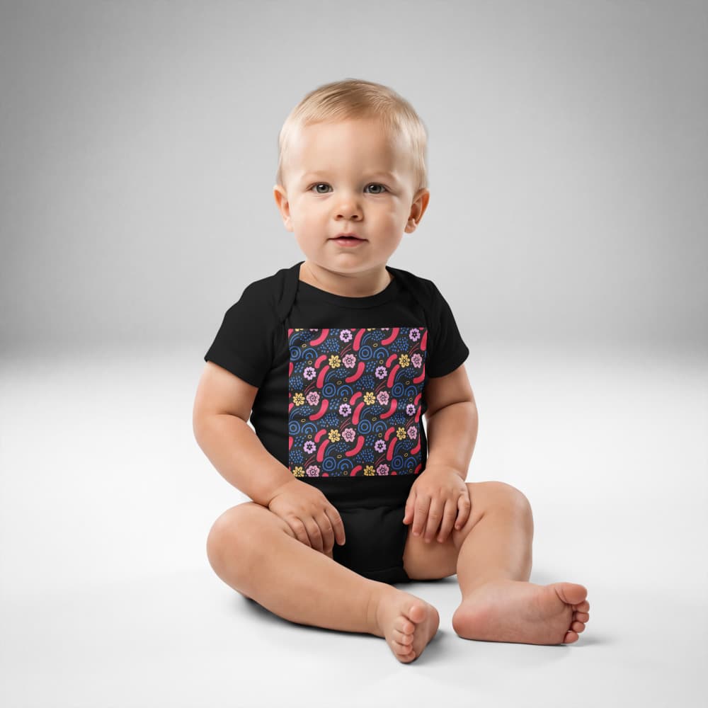 Baby romper met print