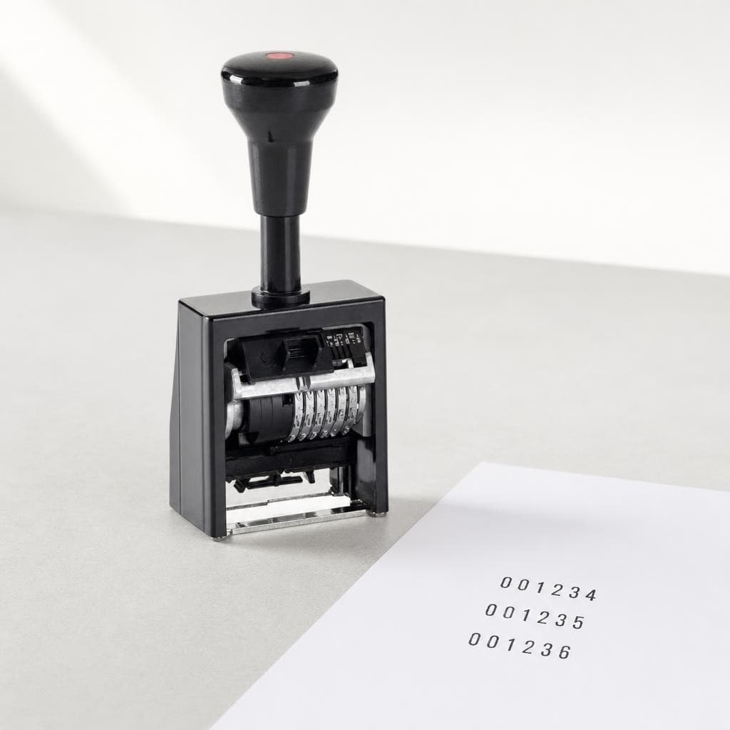 Ziffernstempel oder Paginierstempel - productafbeelding 1