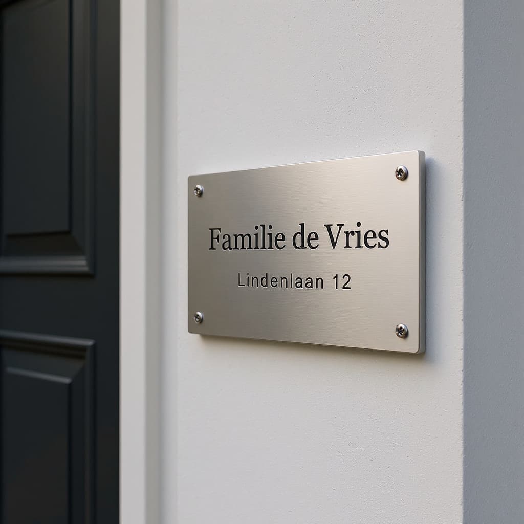 Graviertes Namensschild - productafbeelding 1