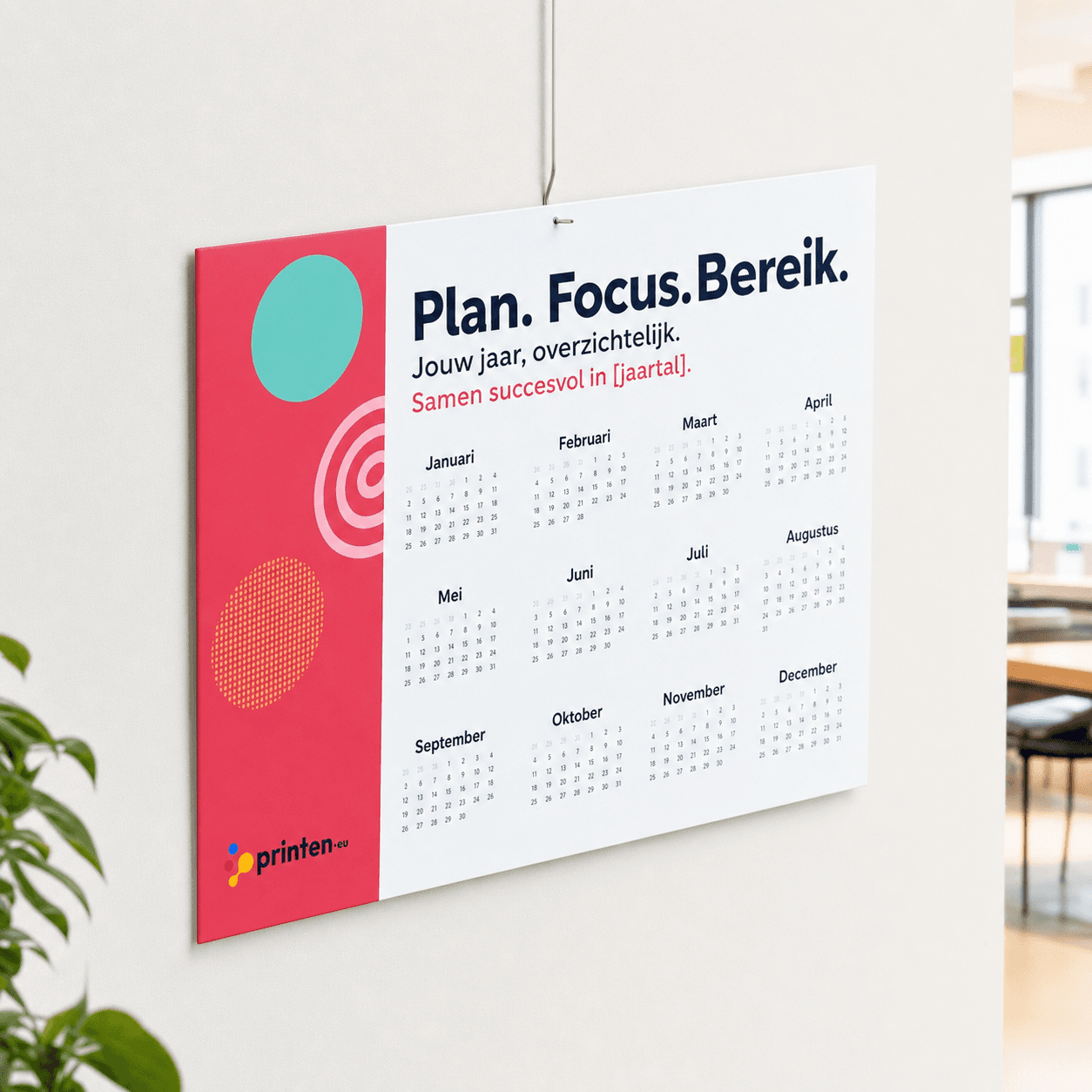 Calendrier à couverture rigide - productafbeelding 1