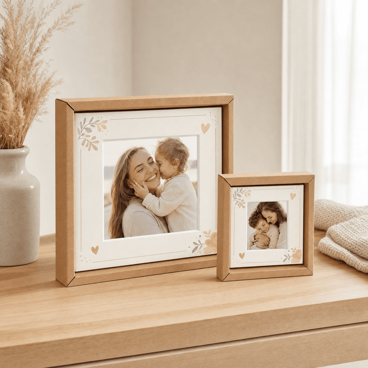 Kartonnen fotolijst bedrukken
