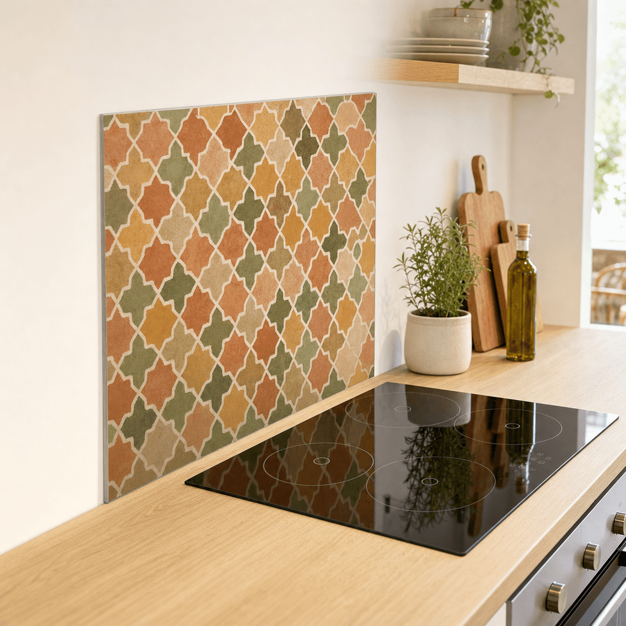 Keuken spatwand bedrukken | Op maat gemaakte spatscherm