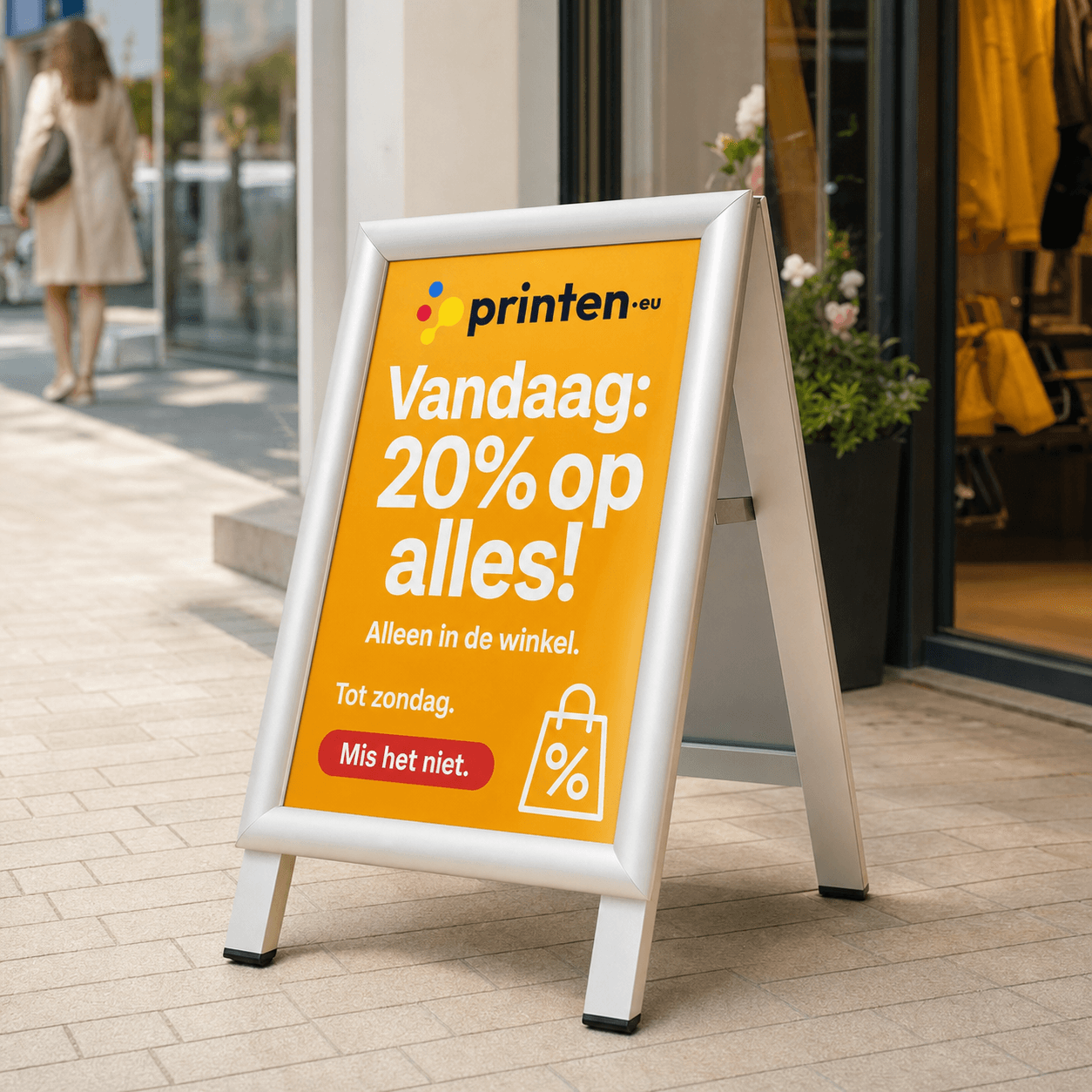 Petit chevalet porte-affiche A3 ou A4 - productafbeelding 1