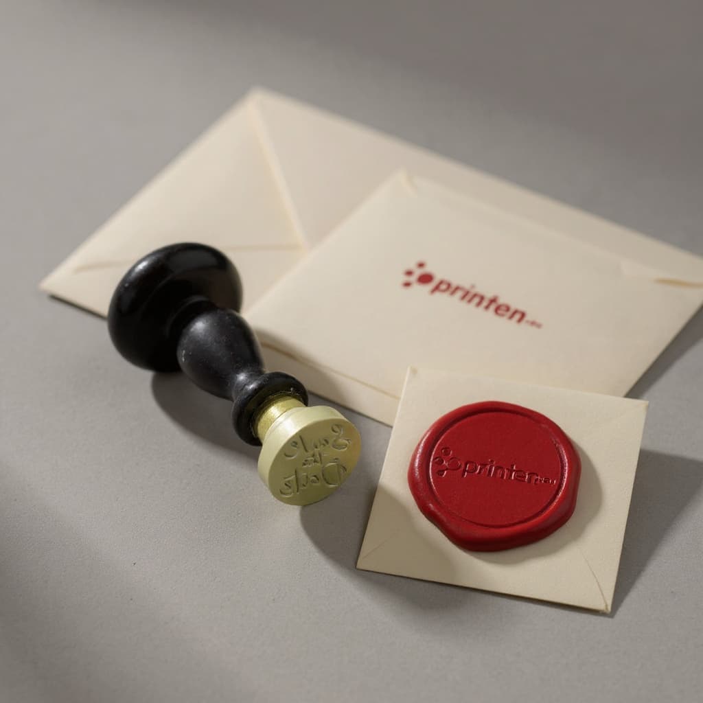 Siegelstempel mit eigenem Logo - productafbeelding 1