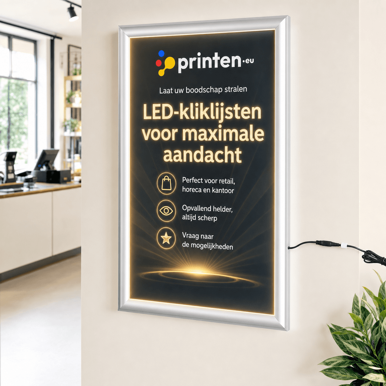 LED Kliklijsten voor Reclame en Presentatie