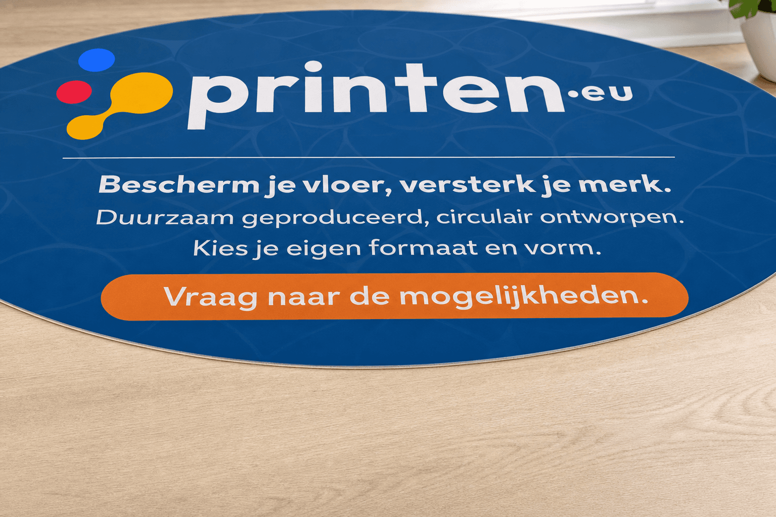Custom printed floor protector - productafbeelding 1
