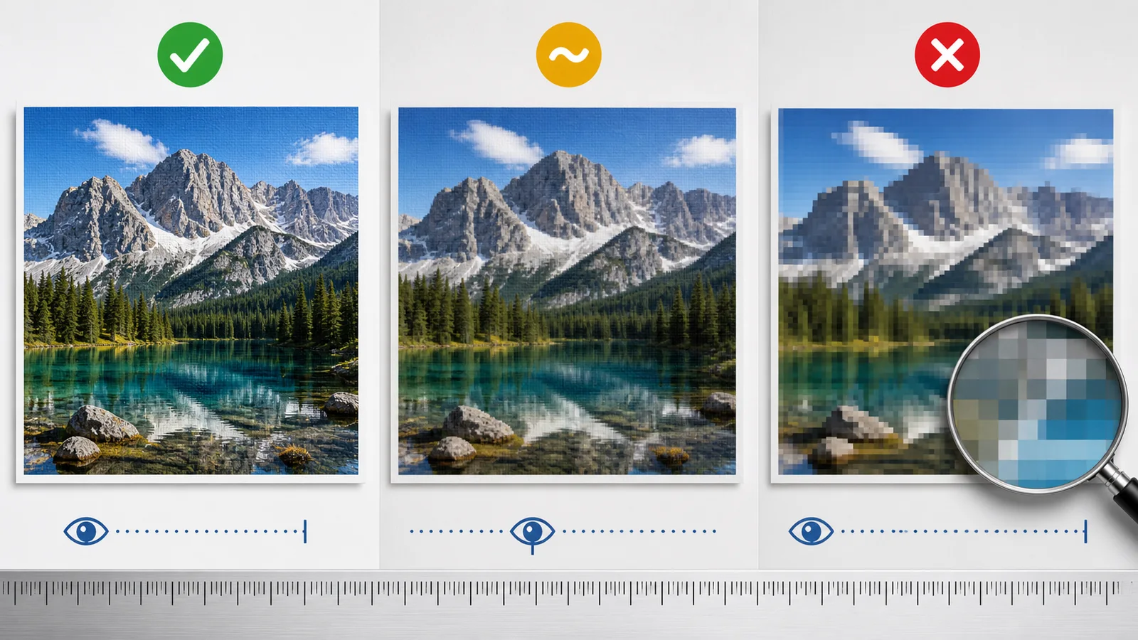 Comparaison de plusieurs résolutions
